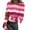 Pink, variant on Long Sleeve Shirts for Women Slim Fit Striped Ribbed Underwear Tee Shirt Fashion Base Layer Women T-Shirts Holiday Fall Winter Round Neck Undershirts Pink L
