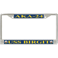 thumbnail image 1 of USS Birgit AKA-24 License Plate Frame, 1 of 1