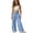 Light Blue, variant on Shachafan Girls Wide Leg Pants Elastic Waist Lightweight Jogger Casual Sweatpants Double Layer Pleated Sports Trousers 7 Girls Clothes