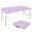 Light Purple, variant on Outdoor Dining Table 4ft Light Purple Portable Folding Table Indoor&Outdoor Maximum Weight 135KG Foldable Table for Camping,Outdoor Coffee Table