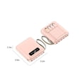 thumbnail image 3 of Taicans Power Bank,Power Bank Portable Charger,Mini Power Bank 6000mAh,10w Max Fast Charging Portable Charger with Built-in Cables,USB C Phone Battery Pack for All Phone（Pink）, 3 of 5