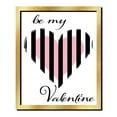 thumbnail image 2 of LightBoxJournal 12x14 White Modern Wood Framed Museum Art Print Titled - Love you 04, 2 of 4