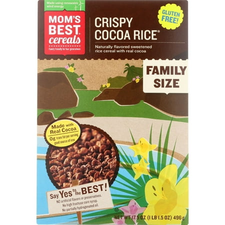 Mom's Best Cereal, Crispy Cocoa Rice, 17.5 Oz (Best Cereal For Men)
