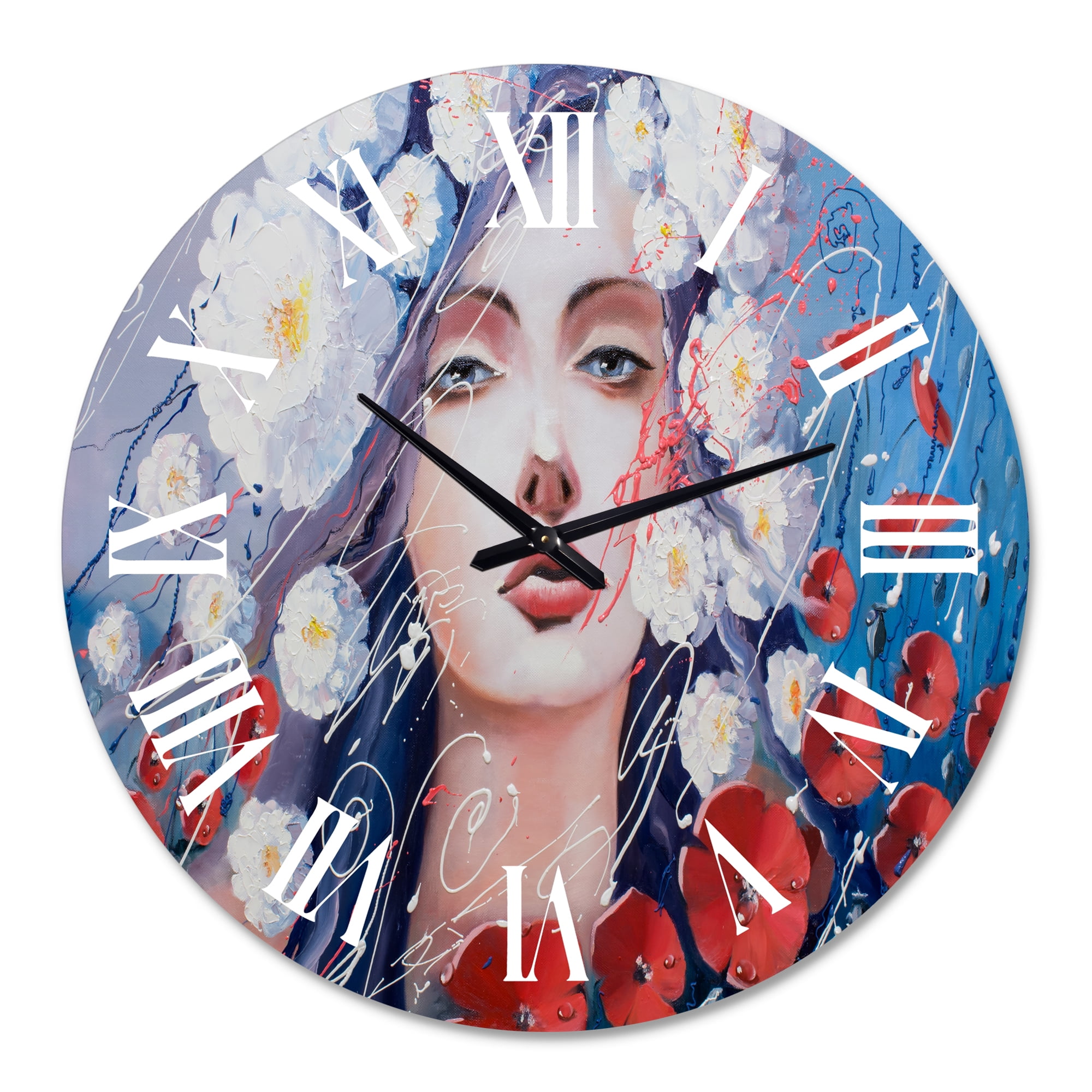 Designart 1 in Quartz Traditional Wall Clock