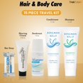 thumbnail image 2 of TrekTote 15-Piece Travel Toiletry Kit - TSA Approved Unisex Toiletry Bag, 2 of 7