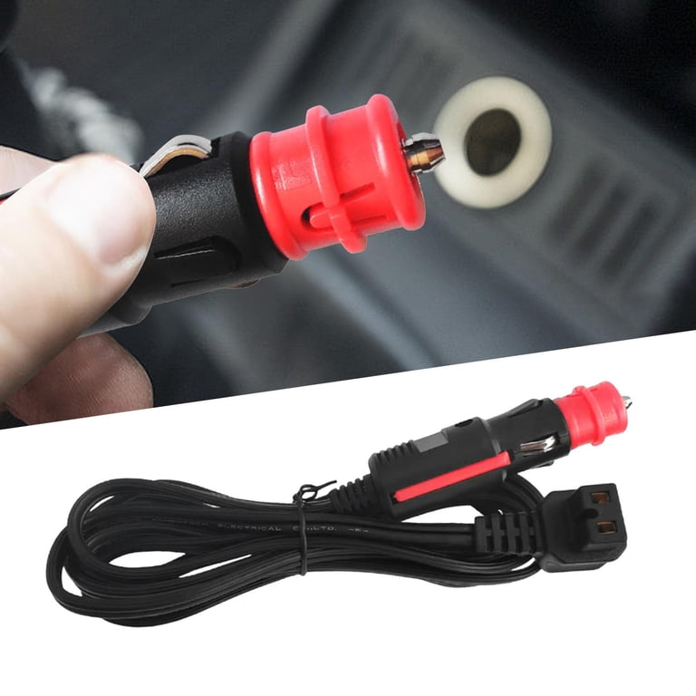 mini fridge cigarette lighter jiaping Car Refrigerator Cigarette Lighter Replaces Male Mini Fridge  Durable Replacement angled 3.5M