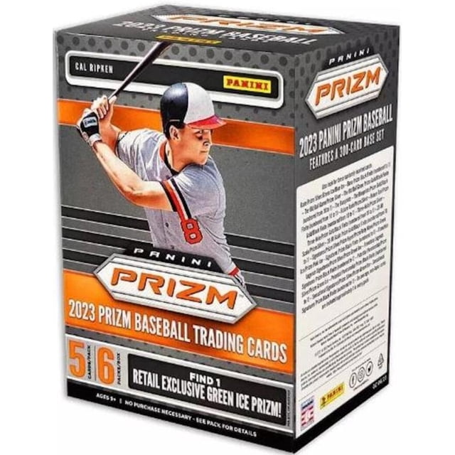 Trading Cards Panini Prizm Baseball, paquete de 6, paquete de bláster 2023