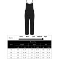 thumbnail image 2 of Chama Casual Jumpsuits for Women Loose Baggy Sleeveless Overalls Rompers, 2 of 11