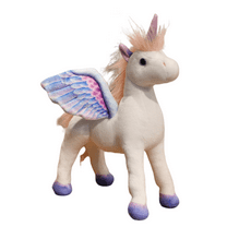 Rainbow Unicorn Stuffed Animal -11'' Soft Unicorn Plush Toy Doll Gift for Kid - Cute Fly Horse Plush