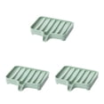 thumbnail image 1 of Kearding Nueva caja de almacenamiento de espuma de baño portátil, 1 unidad, bandeja de drenaje de esponja PP, soporte de trigo, baño, Type4 NO4, 1 of 6