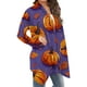 thumbnail image 5 of Cárdigan de manga larga para mujer, moda informal, blusa estampada de Halloween, abrigo para mujer, 5 of 6