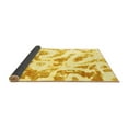 thumbnail image 2 of Ahgly Company Indoor Square Abstract Yellow Modern Area Rugs, 7' Square, 2 of 4
