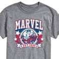 thumbnail image 3 of Marvel - Collegiate Americana - Men's Short Sleeve Graphic Tee, 3 of 5