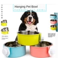 thumbnail image 2 of Tazón de comida / agua levantada para colgable para , de , perros, tazones para de material acero inoxidable para primera - Colco cuenco de acero inoxidable para gatos, 2 of 8