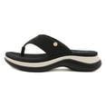thumbnail image 1 of Sandalias Sandalias Mujeres Rhinestone Beach Zapatos Anti-Slip Summer Arch (39) Negro, 1 of 9