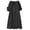 Black, variant on Midi Dresses for Ladies Wedding Dresses for Bride Linen Dress Maxi Dress Women Fashion Casual V-Neck Linen Pockets Dress Solid Short Sleeve Dress Army Green 2X