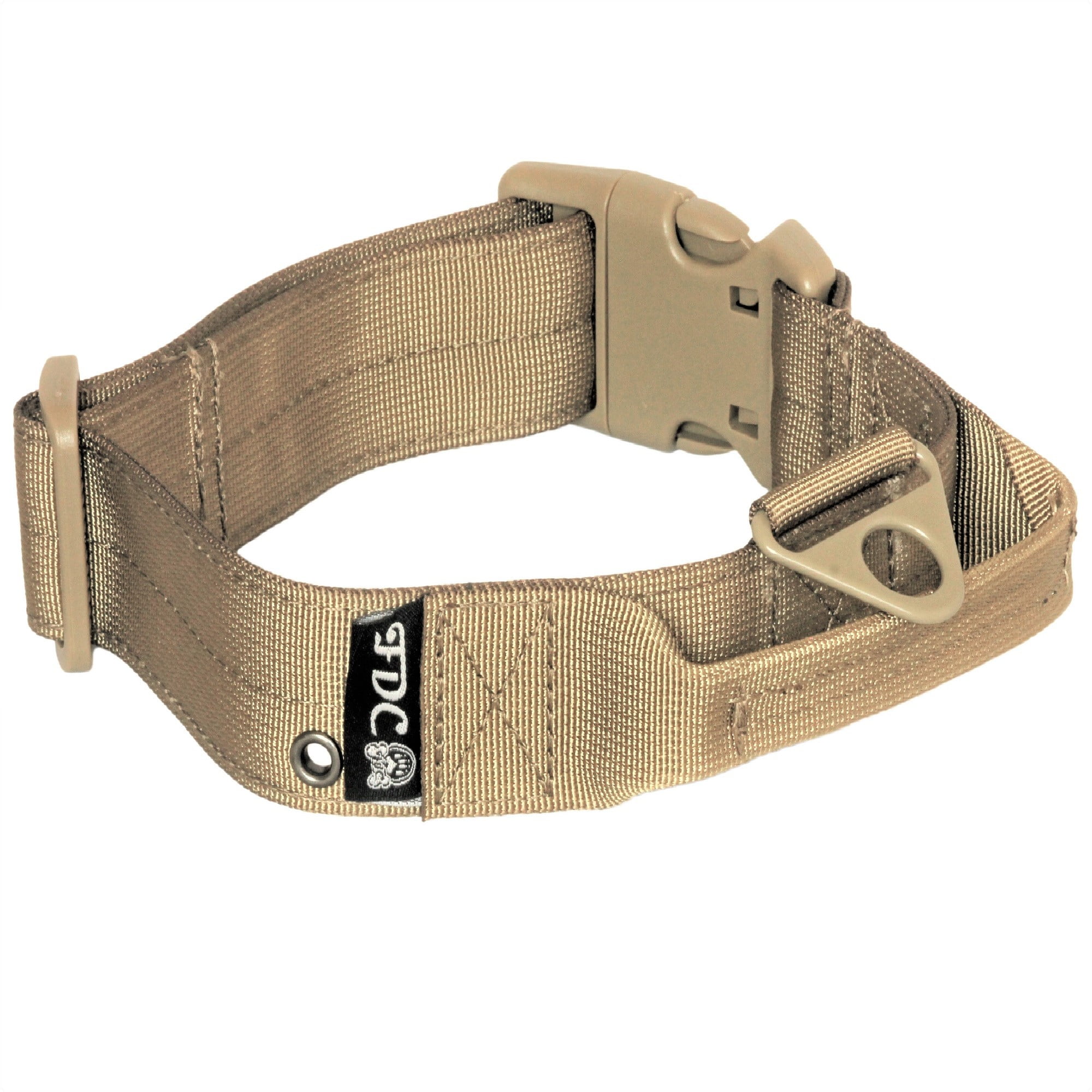 military dog collar with handle