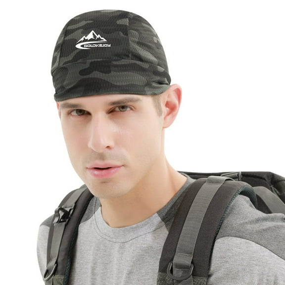 Beanie Cooling Skull Cap Helmet Liner for Men - Motorcycle, Cycling, Football Head Beanie & Hard Hat Liner - Sweat Wicking Skull cap