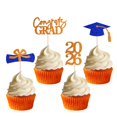 thumbnail image 1 of Adornos para magdalenas de graduación SakFestivo, de doble cara, 36 unidades, 1 of 5