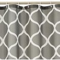 thumbnail image 2 of Fabric Shower Curtain - 72 x 72 Inch, Dark Gray Moroccan, 2 of 5
