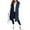 Navy blue, variant on Sleeveless Women Long Puffer Hood Quilted Winter Outwear Vest Jackets Coats
