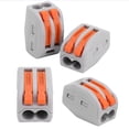 thumbnail image 3 of 100PCS Push Wire Wiring Compact Connector, Mini Quick Connector for Lighting Electrical and Automotive Wiring Electricity, 3 of 7