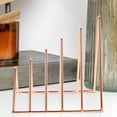 thumbnail image 1 of WEUVEB Soporte Decorativo Multifuncional Para Vinilos Y Libros Color Oro Rosa Ideal Para Oficina, 1 of 6