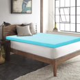 2inch Memory Foam Mattress Pad Twin XL, Cooling GelInfused Extra Long