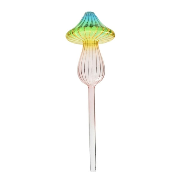 de riego para plantas, forma de hongo, autorriego, inserto para macetas con estaca de goteo.
