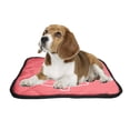 thumbnail image 2 of PKQWTM Christmas Tree Line Icon On Red Pet Dog Cat Bed Pee Pads Mat Cushion Potty Dogs Blankets Crate Bed Kennel 20x24 inch, 2 of 3