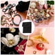 thumbnail image 5 of Uxcell 12 bolsas de joyería de terciopelo con botón a presión de 2.8x2.8 pulgadas para anillos, collares, pulseras, aretes, relojes, negro, 5 of 5