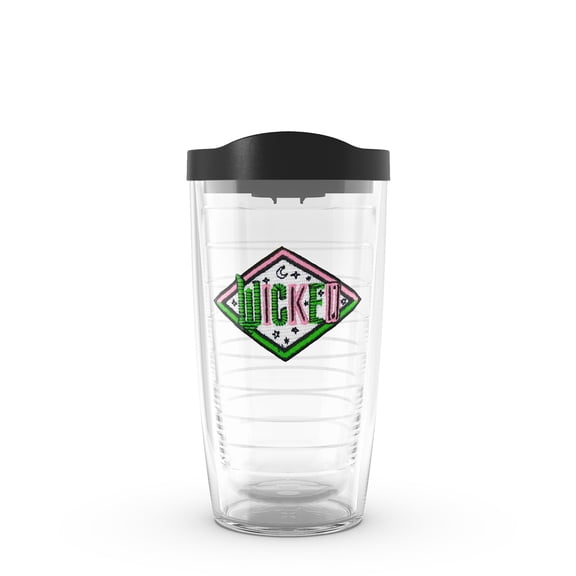 Tervis Wicked Logo Made in USA Double Walled Insulated Tumbler Travel Cup Keeps Drinks Cold & Hot, 16oz, Classic