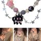 thumbnail image 2 of Adjustable Chain Necklace Star Pendant Necklace Y2K Beads Necklace Trendy Neck Jewelry Perfect Gift for Pet Lovers, 2 of 4