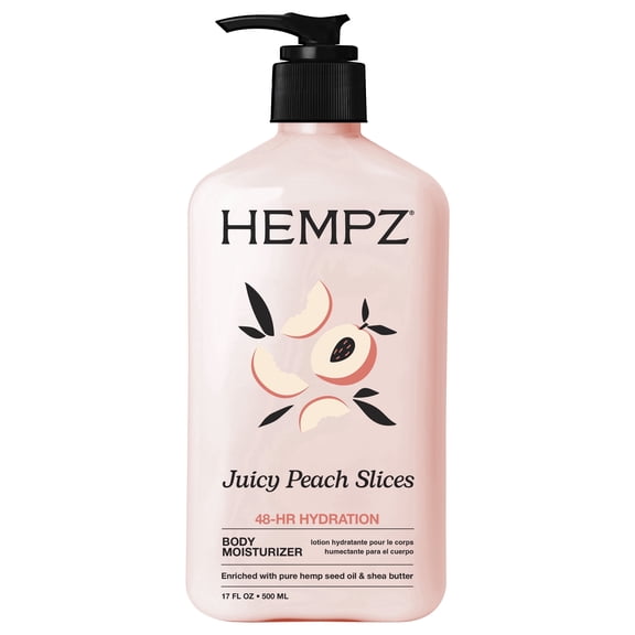 Hempz Juicy Peach Slices Moisturizing Body Lotion, 17 fl.oz.