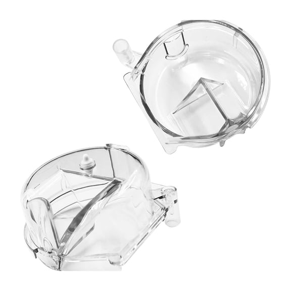Set of 2 Plastic Clear Grinder Assembly Lid Suitable for Multiple Coffee Maker Models for Enhancing Brewing Experience
