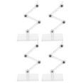 thumbnail image 1 of PAMINGONO 4PCS Action Figure Bracket With Clear Plastic Material Suitable For Dolls Display In Home, 1 of 7