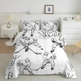thumbnail image 2 of Castle Fairy Ice Hockey Gaming Bedding Comforter Set 2pcs for Female Men Women,Ball Gamer Twin Comforter Sets Microfiber,Sport Game Breathable Bedding Set,Luxury Bedroom Decor,Reversible, 2 of 8