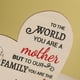 thumbnail image 5 of Placa de madera en forma de corazón, regalo del Día de la Madre, regalos de hijo e hija, letrero de madera para mamá, placa de madre para madre, 5 of 6