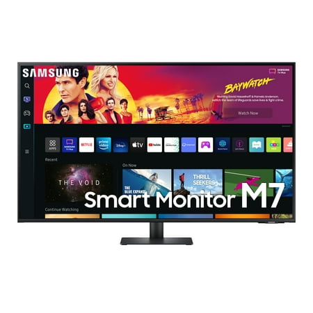 Samsung - M7B Series 43" Smart Tizen 4K UHD Monitor with HDR10 (HDMI, USB-C) - Black