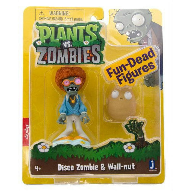 Plants vs. Zombies Fun-Dead Figures Disco Zombie & Wallnut Figure