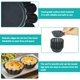 thumbnail image 4 of 12 Uds moldes para tartas de huevo moldes reutilizables para tartaletas de acero al carbono molde para tartas y huevos molde antiadherente para magdalenas y quiche, 4 of 5