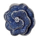 thumbnail image 2 of Anillos abiertos de moda, elegantes joyas de metal grandes tridimensionales. Azul, 2 of 9