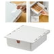 thumbnail image 4 of Cajón de almacenamiento debajo del escritorio, caja de almacenamiento oculta organizadora, soporte , para escuela, oficina, ,, 4 of 8