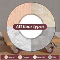 thumbnail image 5 of LinenLoon Casters Set of 8 Heavy Duty - Caster Wheels 2 Inch. Locking Casters. Swivel Casters with Brake (Top Plate). Double Ball Bearing Non Marking Castor Wheels for Cart Furniture Workbench, 5 of 5
