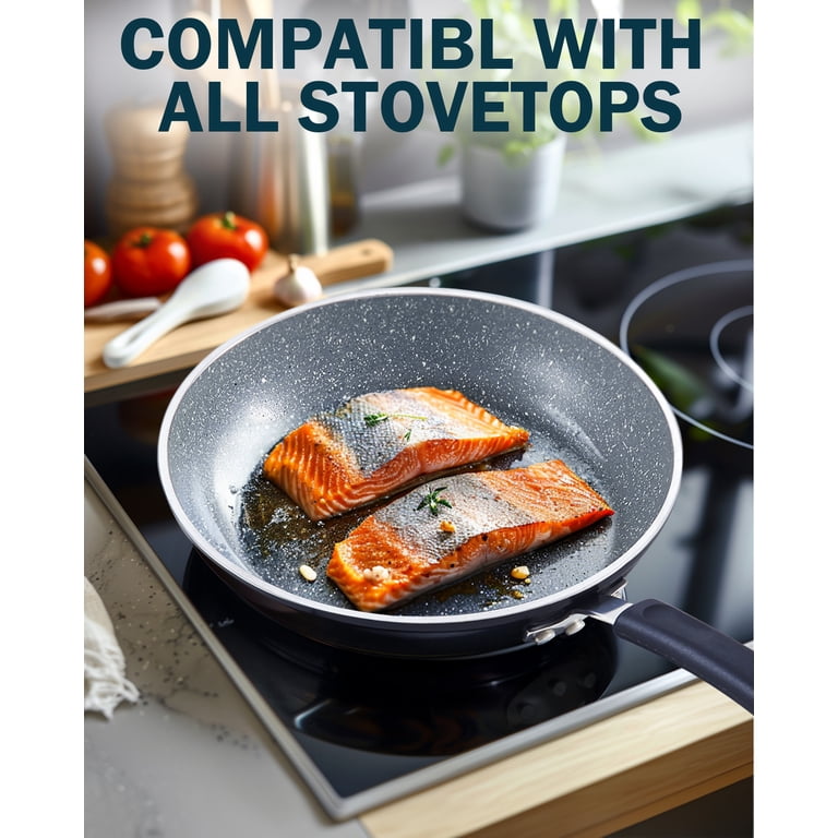 Cook N Home 3-Piece Professional Nonstick Frying Pan Set photo 7