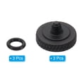 thumbnail image 3 of Camera Shutter Button, 3 Pack Soft Shutter Release Button Camera Button Knurled, Matte Black, 3 of 6
