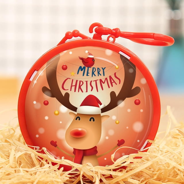 Monedero Portátil CUTICAT 4 unids/set Plástico Lindo Navidad Mini