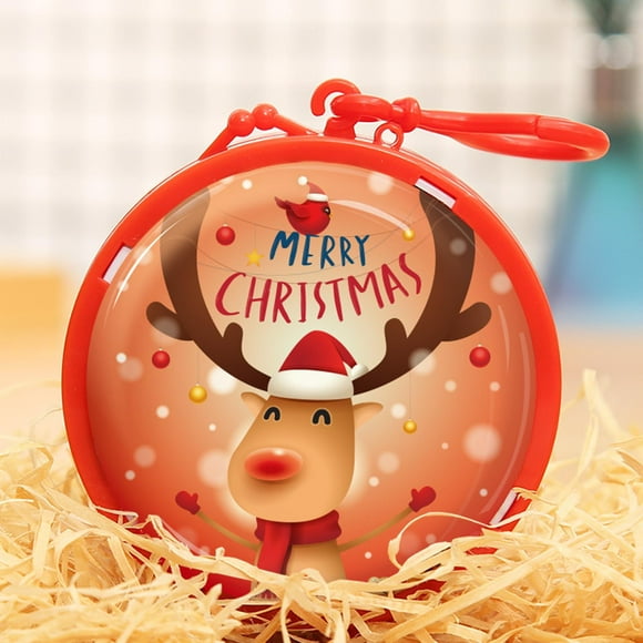 Monedero Portátil CUTICAT 4 unids/set Plástico Lindo Navidad Mini