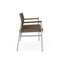thumbnail image 2 of Avon Reception 2 Seater UPH Seat Back No Cntr Arms / Silver Steel / Brown, 2 of 4