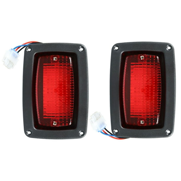 SEBLAFF 2 LED 3 Wire Taillights Golf Cart LED Tail Light Kit For Club